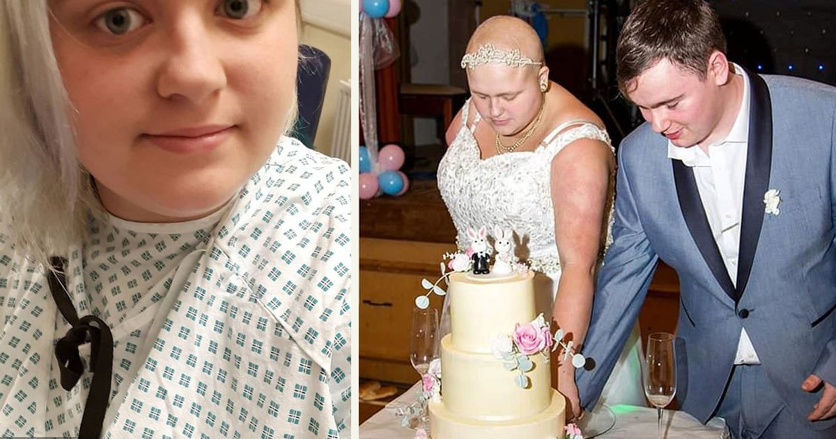 untitled 22 1.jpg?resize=412,232 - 21-Year-Old Bride With Rare Terminal Cancer Got Married To The Man Of Her Dreams