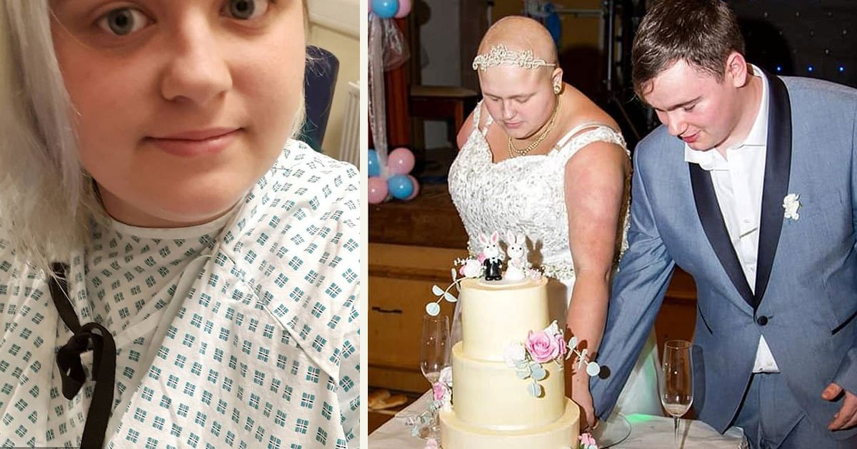 untitled 22 1.jpg?resize=412,275 - 21-Year-Old Bride With Rare Terminal Cancer Got Married To The Man Of Her Dreams