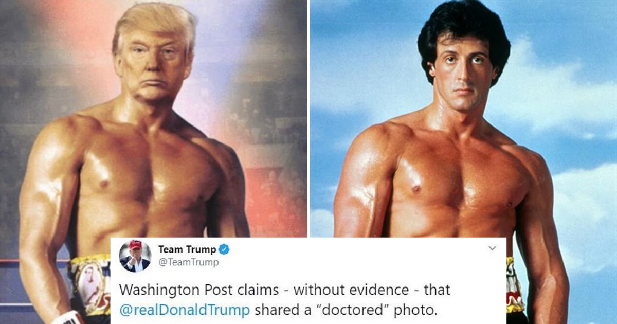 untitled design 10 1.png?resize=1200,630 - Donald Trump Mocked The Media Who Called His Edited Rocky Balboa Photo 'Doctored'