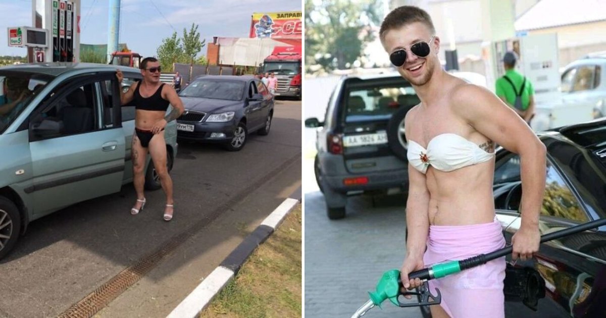 untitled design 32.png?resize=1200,630 - Guys In Bikini Started Showing Up At Gas Station To Get Free Fuel