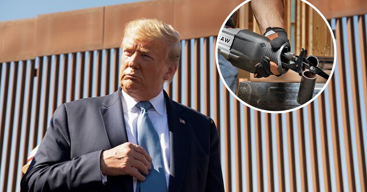 untitled design 68.png?resize=1200,630 - Des passeurs mexicains scient "le mur" de Trump avec des outils électriques bon marché