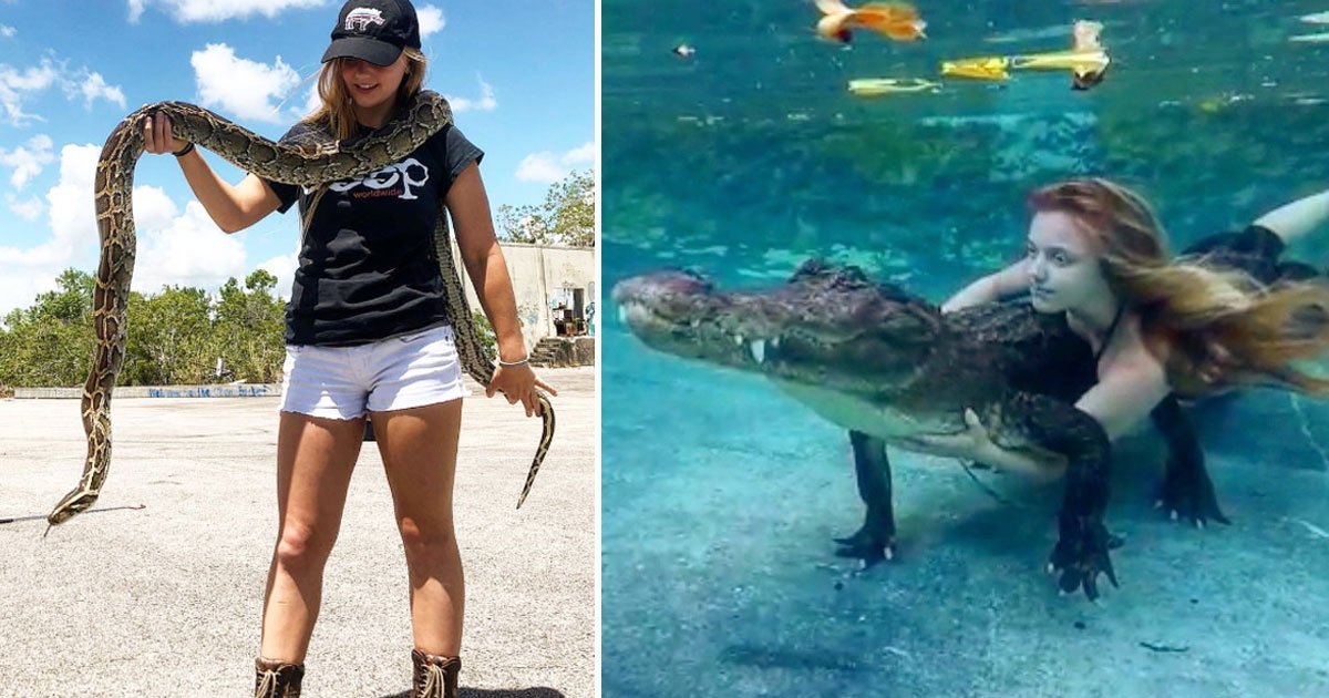 woman lives with 70 reptiles.jpg?resize=412,275 - 21-Year-Old Lives With 70 Reptiles At Her Home Including An Eight-Foot Argentine Boa Constrictor
