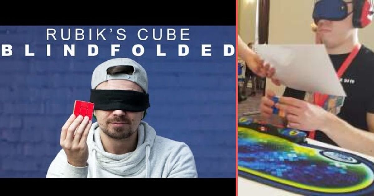 y4 3.jpg?resize=1200,630 - Man Solves Rubik’s Cube Wearing A Blindfold