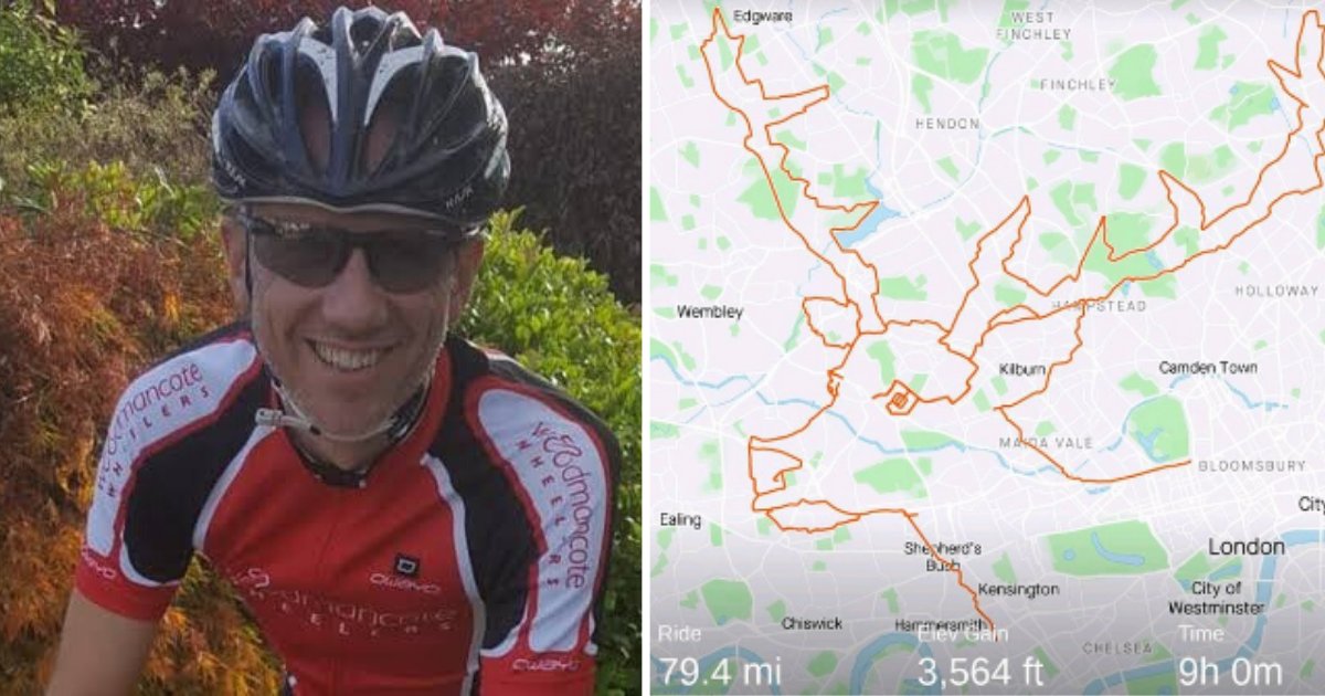 1 21.png?resize=412,275 - Cyclist Created Reindeer Shape On The Map With His Cycling Route