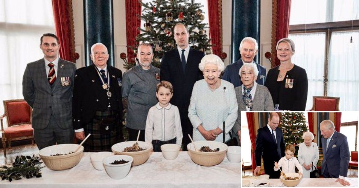 1 281.jpg?resize=412,275 - Famille Royale: 4 générations ont été réunies autour du pudding de Noël à Buckingham Palace