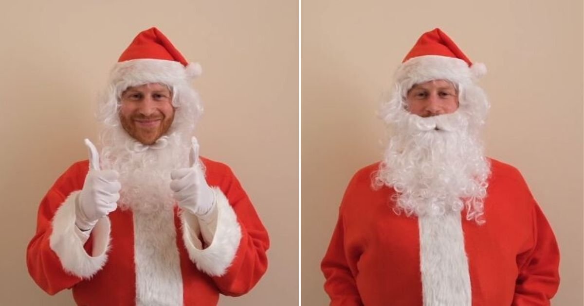 3 161.jpg?resize=412,275 - Prince Harry Dressed Up As a Santa and Recording a Cute Charity Message About Losing a Parent