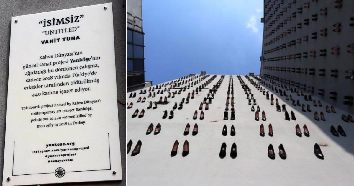 3 19.png?resize=1200,630 - 440 Pairs of High Heels Stuck On A Building to Signify the Tragedies In Turkey