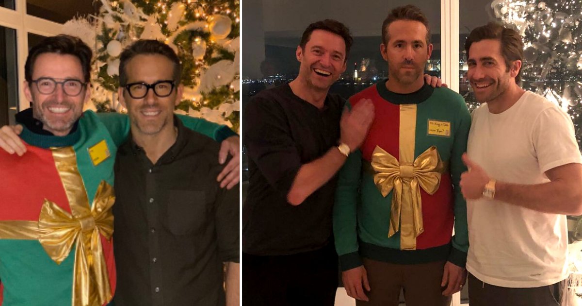 5 40.png?resize=1200,630 - Ryan Reynolds Returned The Favor To Hugh Jackman With Christmas Jumper Prank