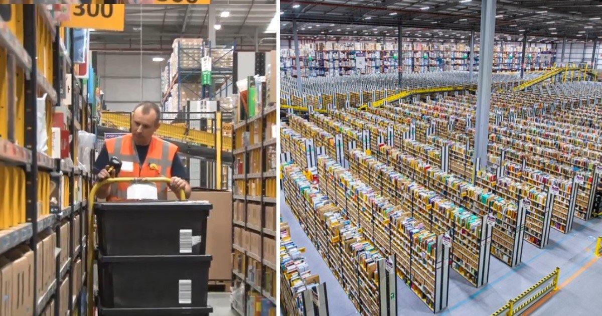 a 3.jpg?resize=412,275 - Workers In Amazon’s Biggest Depot In UK Busy At Work As They Prepared For Black Friday