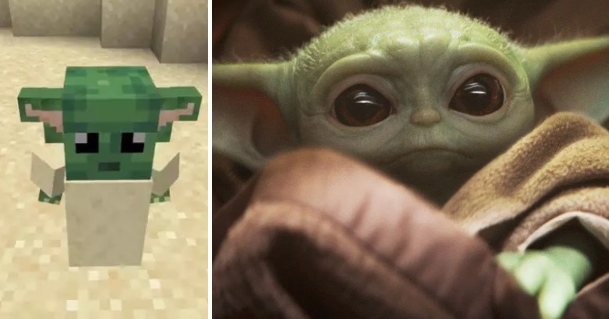 a 41.jpg?resize=1200,630 - A Dedicated Fan Added Baby Yoda Character To Minecraft