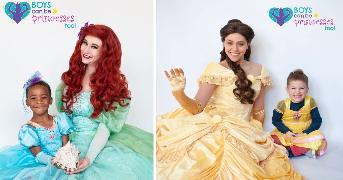 a 70.jpg?resize=412,232 - Woman Photographed Boys Dressed As Fairy Tale Princesses For A Unique Project