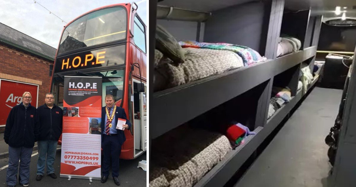 a 73.jpg?resize=1200,630 - Une équipe de bénévoles a converti un bus de ville en refuge pour les sans-abri