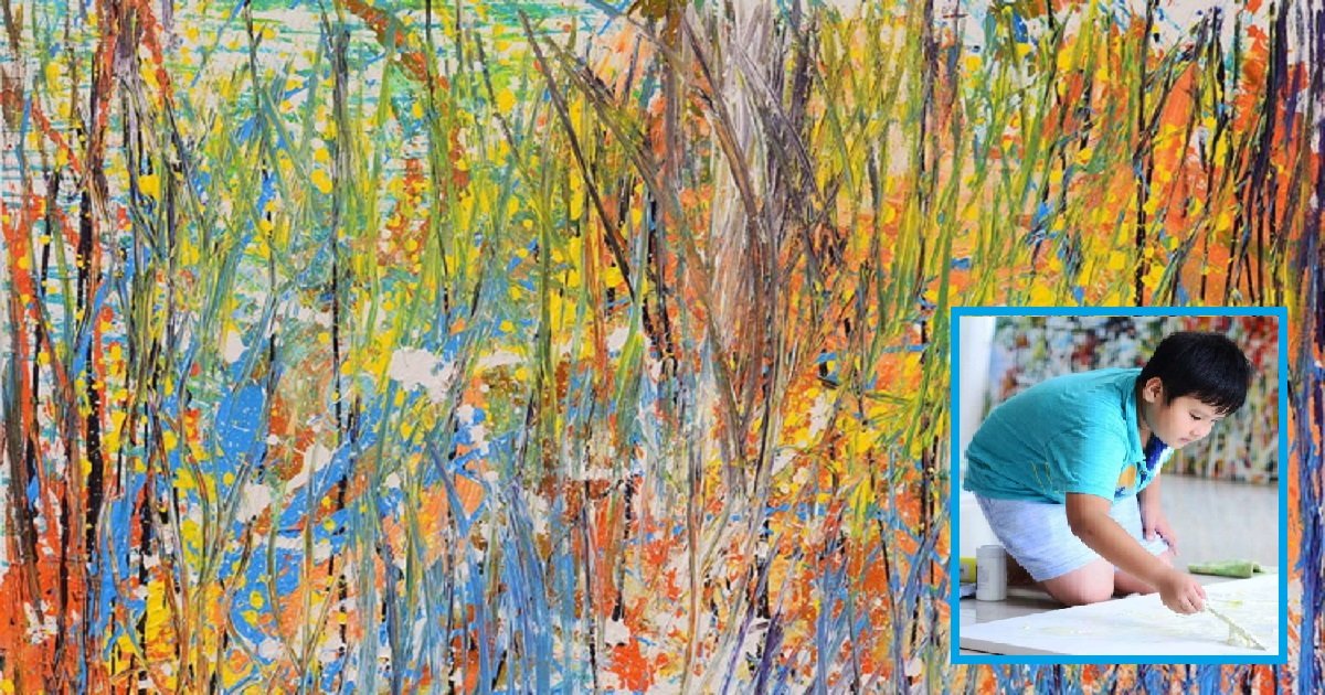 a3 3.jpg?resize=412,232 - 11-Year-Old Art Prodigy's Paintings Sell For As Much As $150,000 Each
