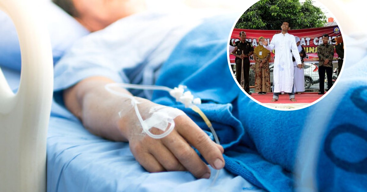 aceh6.png?resize=412,275 - 22-Year-Old Man Fainted While Receiving Punishment For Making Love Before Marriage