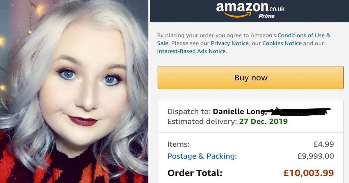 amazon 10000 delivery charge.jpg?resize=412,275 - Customer Surprised Amazon Was Showing 'Next Day Delivery' For A $6 Gift To Be Around $12,000