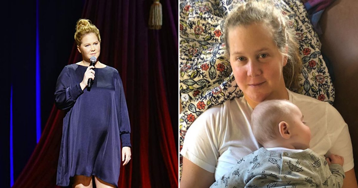 amy7.png?resize=412,275 - Amy Schumer Shared Why She Switched Her Son To Formula After A Month Of Breastfeeding