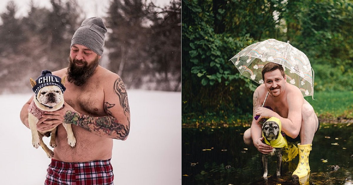 d5.jpg?resize=412,275 - Charity Created A Hilarious "Dad Bod And Rescue Dog" 2020 Calendar