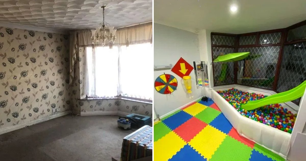 diy7.png?resize=1200,630 - Un père créatif a transformé son salon en salle de jeux pour son fils