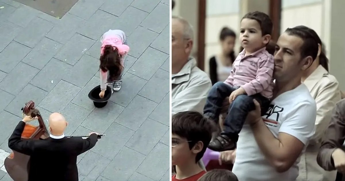 dsfsdfsdfs.jpg?resize=412,275 - A Little Girl Drops Money into a Street Performer’s Hat – And Gets The Best Flash Mob In Return.