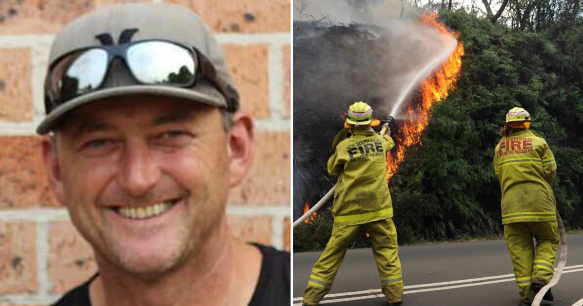 fire7.png?resize=1200,630 - Volunteer Firefighter Who Has Been Fighting Raging Bushfires For Weeks Revealed He Has Cancer