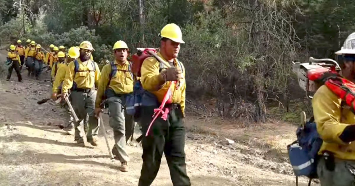 firefighters sing hymn.jpg?resize=412,275 - Video Of A Group Of Firefighters Singing A Heart-Touching Hymn