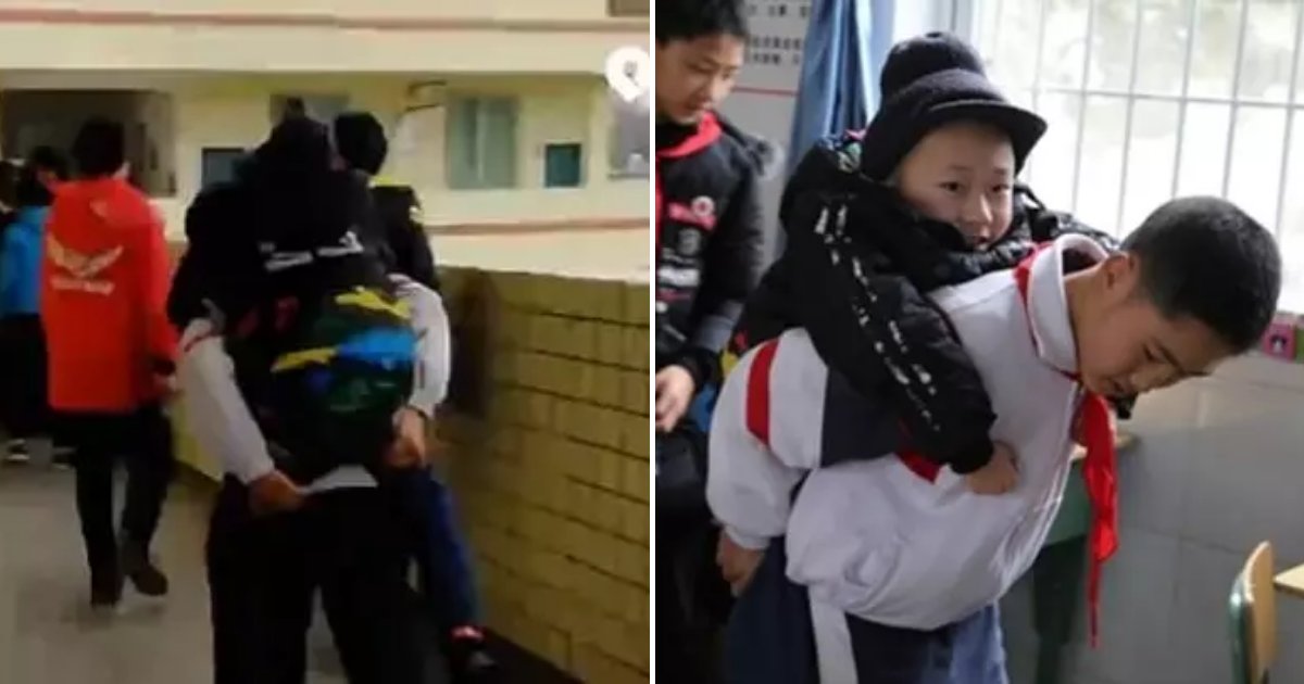 friend5.png?resize=412,232 - 12-Year-Old Boy Carries His Friend With Disability To School Every Day For 6 Years