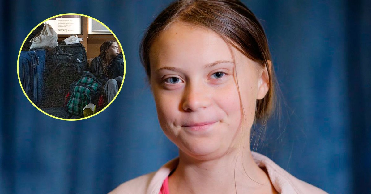 greta thunberg sitting on floor train.jpg?resize=412,275 - Greta Thunberg Sparked Controversy After Sharing a Picture of Herself Sitting on the Floor of a Busy Train