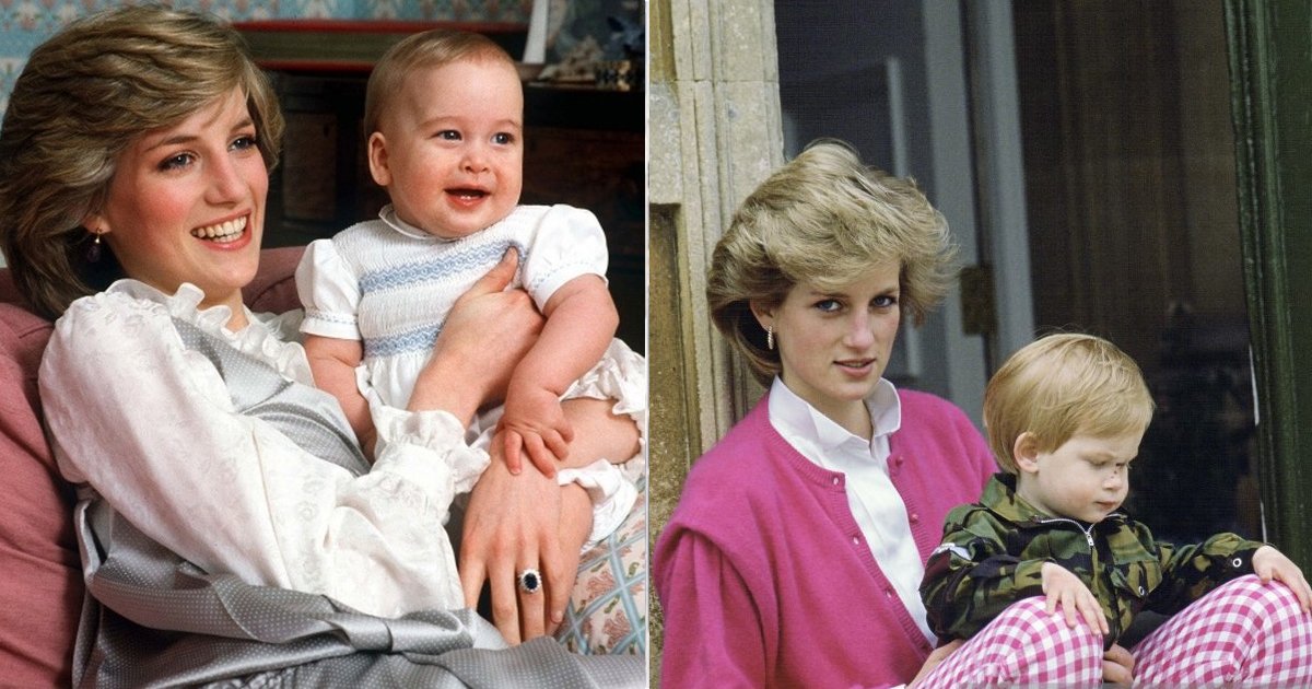 gsdgdsgdsg.jpg?resize=1200,630 - Princess Diana's Love For Her Sons Prince William And Prince Harry displayed through pictures