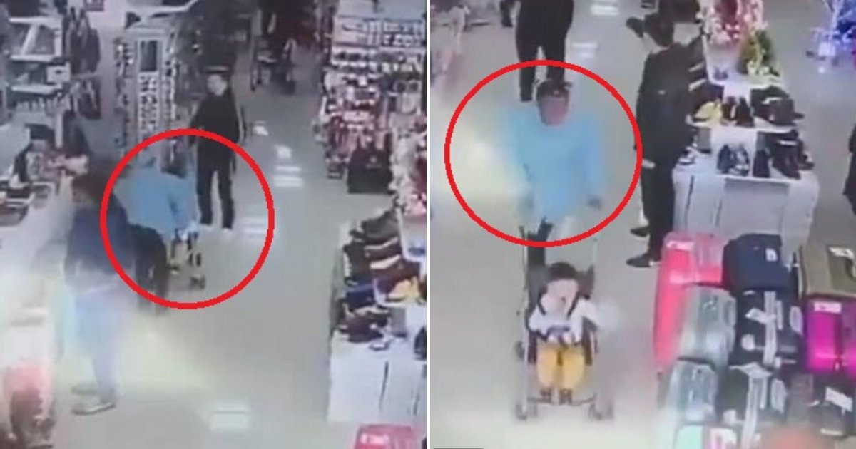 kidnapper6.png?resize=1200,630 - Une femme a été surprise en train d'enlever un petit garçon dans un supermarché