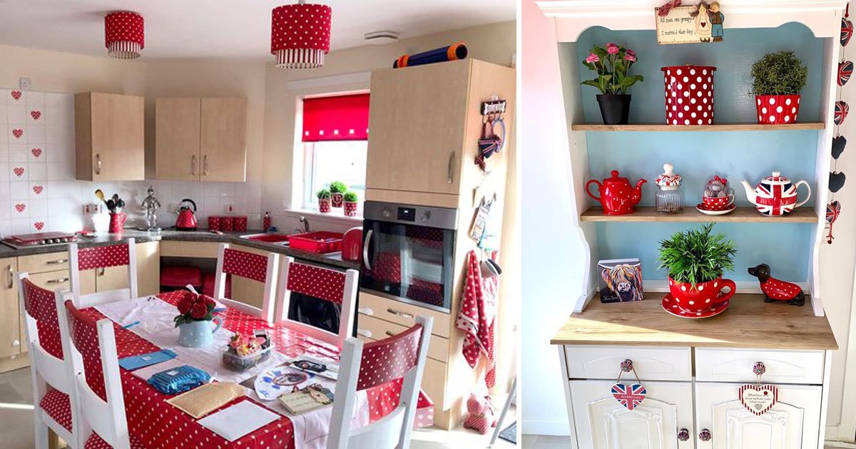 kitchen revamp.jpg?resize=1200,630 - This Is How This Woman Revamped Her Boring Council Home Kitchen For Just £218