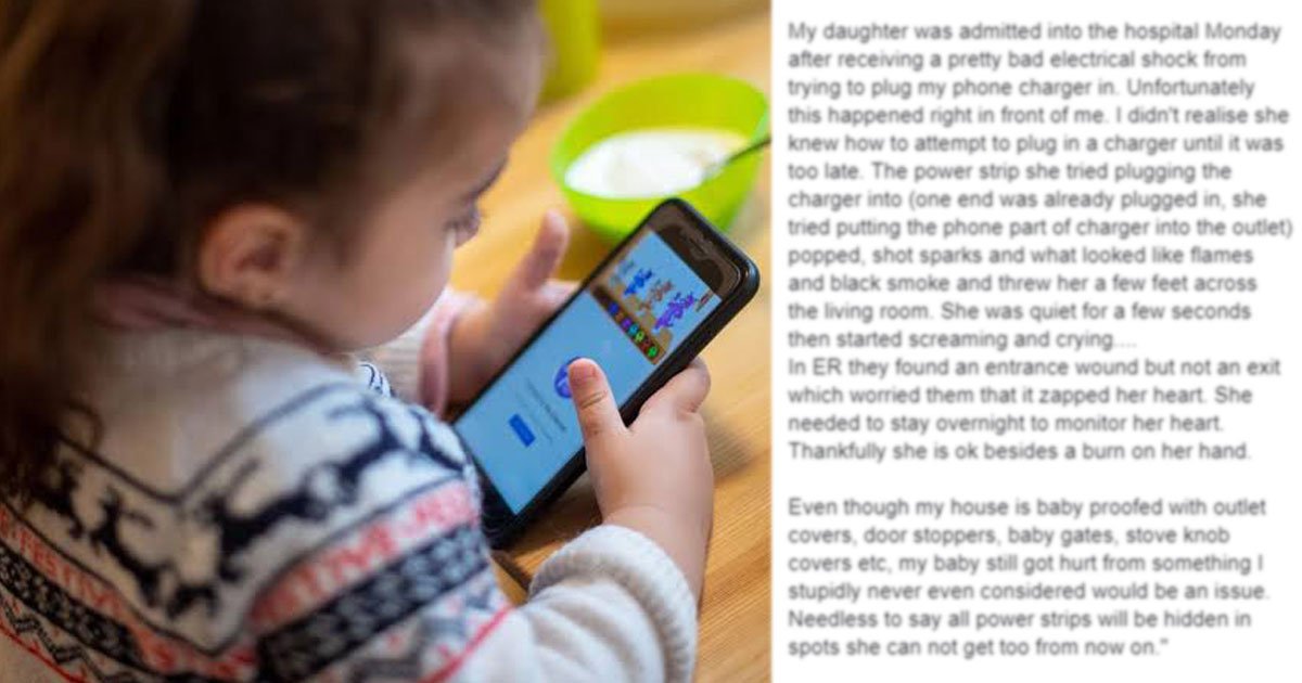 mobile chargers warning.jpg?resize=412,275 - Mother Warned Everyone To Be Careful While Using Mobile Phone Chargers After What Happened With Her Little Girl