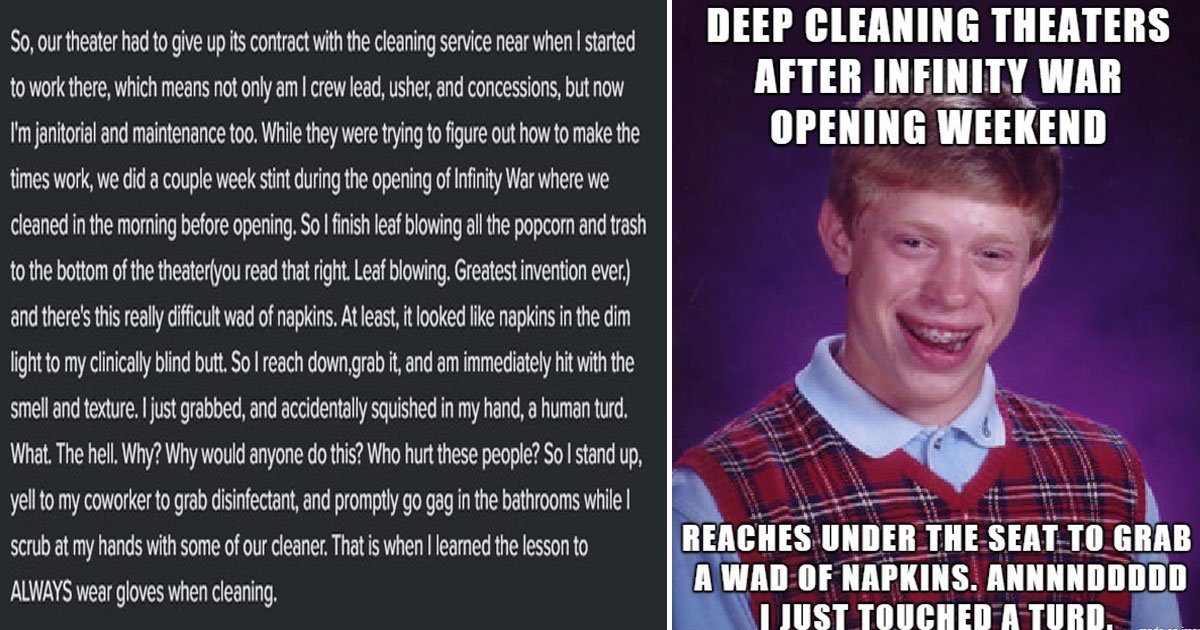 movie theatre stories.jpg?resize=412,275 - 8 Weird Yet Hilarious Movie Theatre Stories That Will Make You Laugh Out Loud