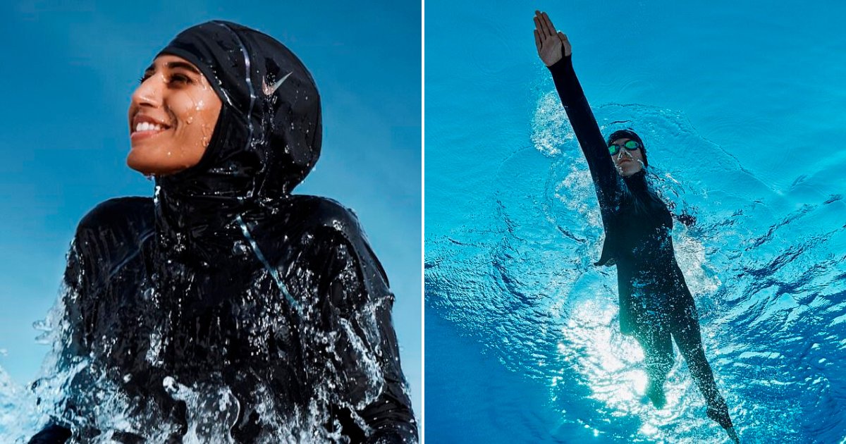 nike6.png?resize=1200,630 - Nike Unveiled Its First Modest Swim Collection That Will Go On Sale Soon
