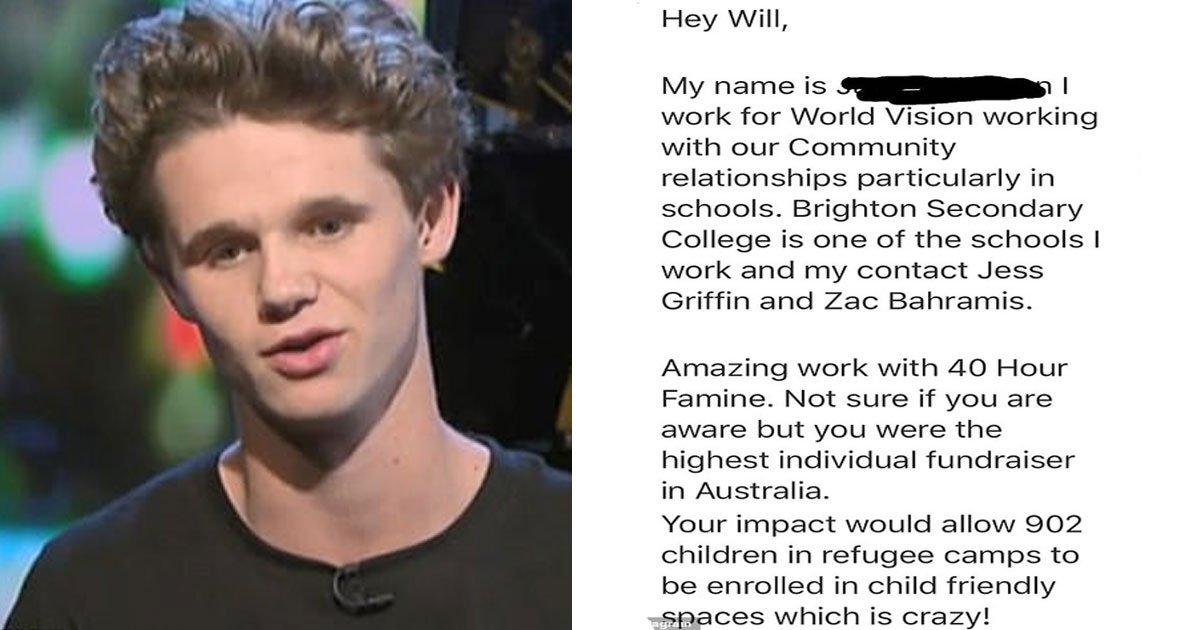 teen known as egg boy has raised money to save 900 child refugees from brutal camps.jpg?resize=412,232 - 'Egg Boy' Had Raised Money To Enroll 902 Child Refugees In Child Friendly Places
