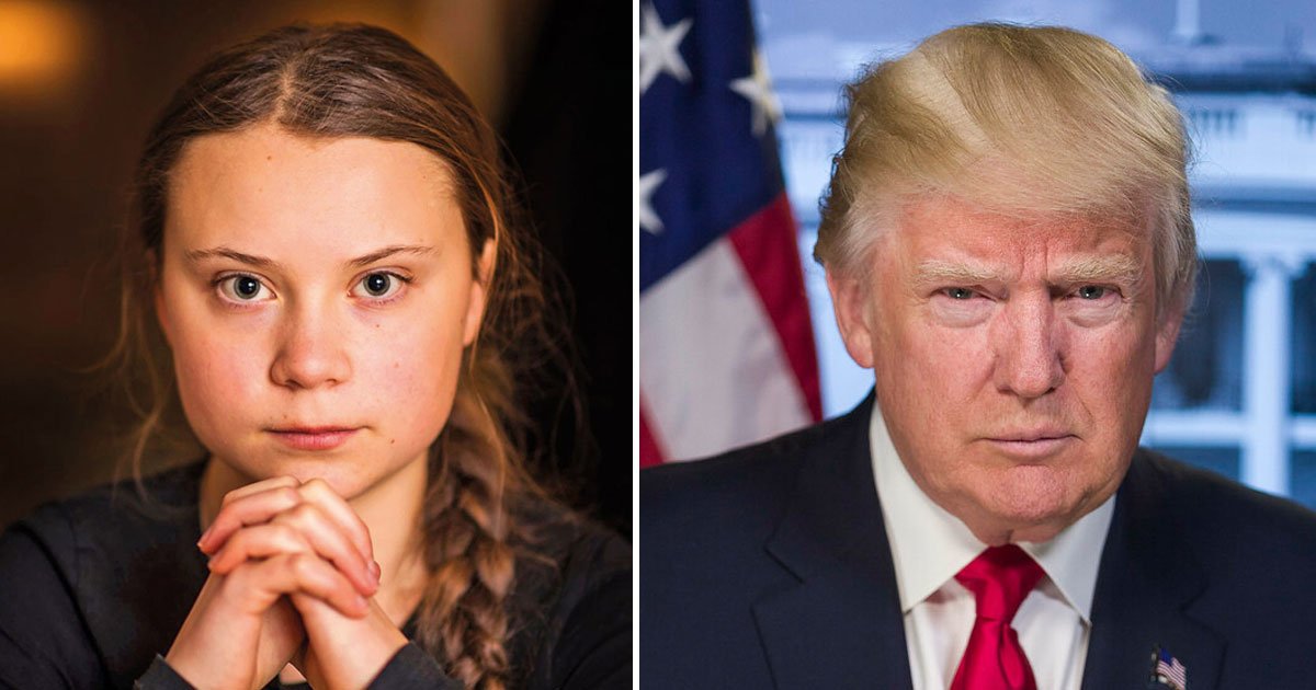 trump gretha twitter war.jpg?resize=412,275 - Greta Thunberg Trolled President Donald Trump For Telling Her To 'Chill' And 'Work On Her Anger Management Problems'