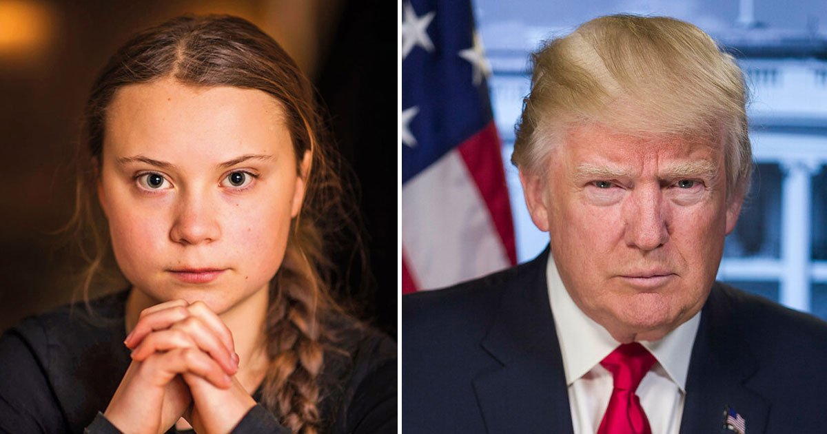 trump gretha twitter war.jpg?resize=412,232 - Greta Thunberg Trolled President Donald Trump For Telling Her To 'Chill' And 'Work On Her Anger Management Problems'