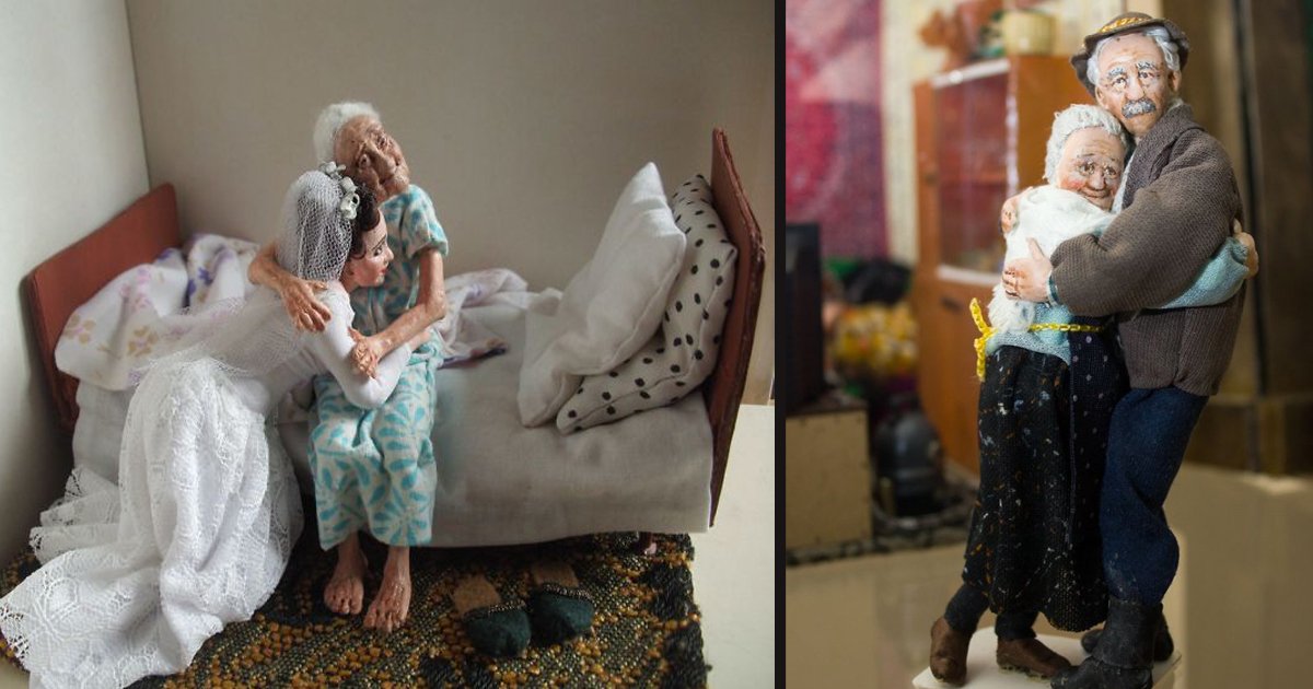untitled 1 7.jpg?resize=412,232 - Une artiste de poupées crée des figurines miniatures pour représenter la vie ordinaire des personnes âgées