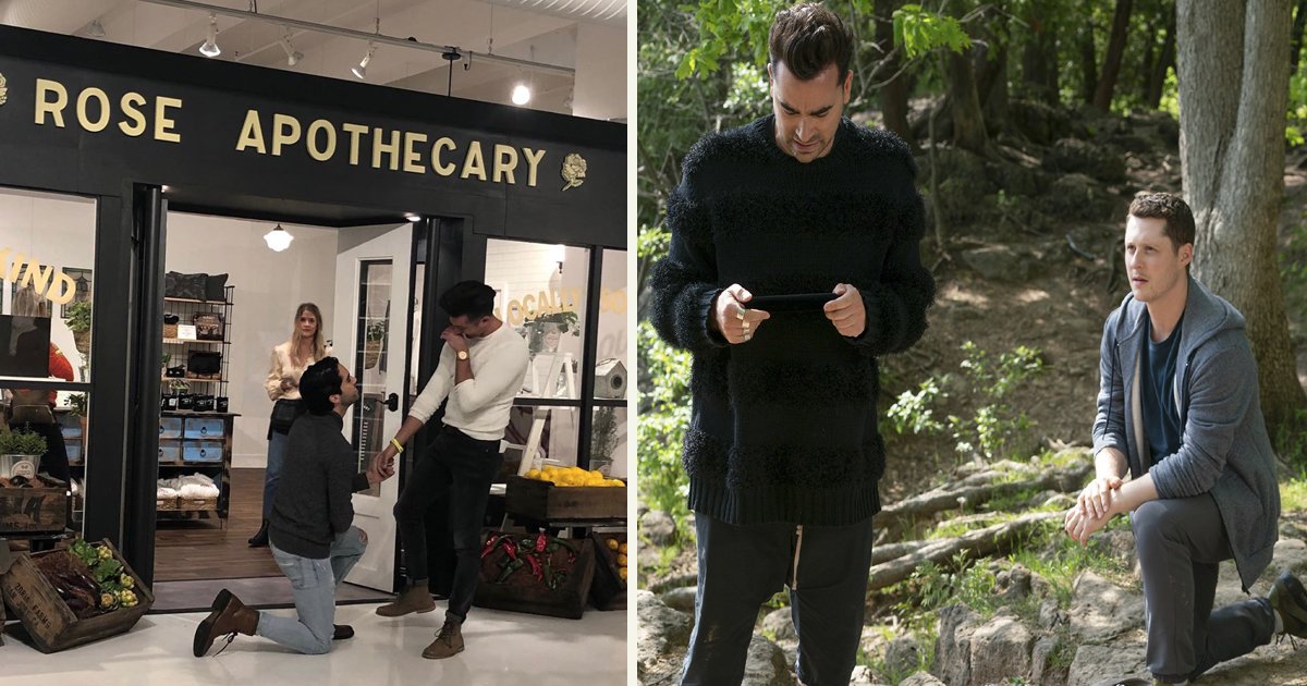 untitled 1 83.jpg?resize=412,275 - A Couple Got Engaged At 'Schitt’s Creek' Pop-Up In New York