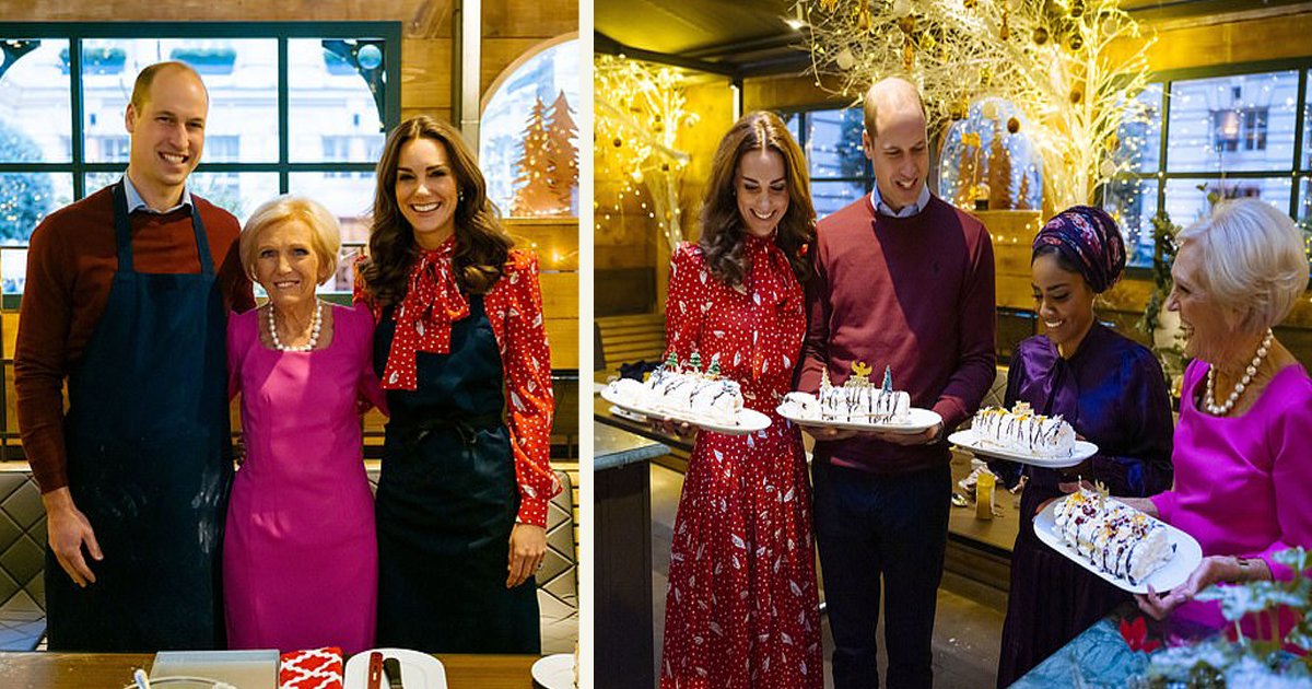 untitled 1.jpg?resize=412,275 - Prince William And Kate Middleton Joined Hands With The Queen Of Cakes - For The Festive Food-Themed BBC Special