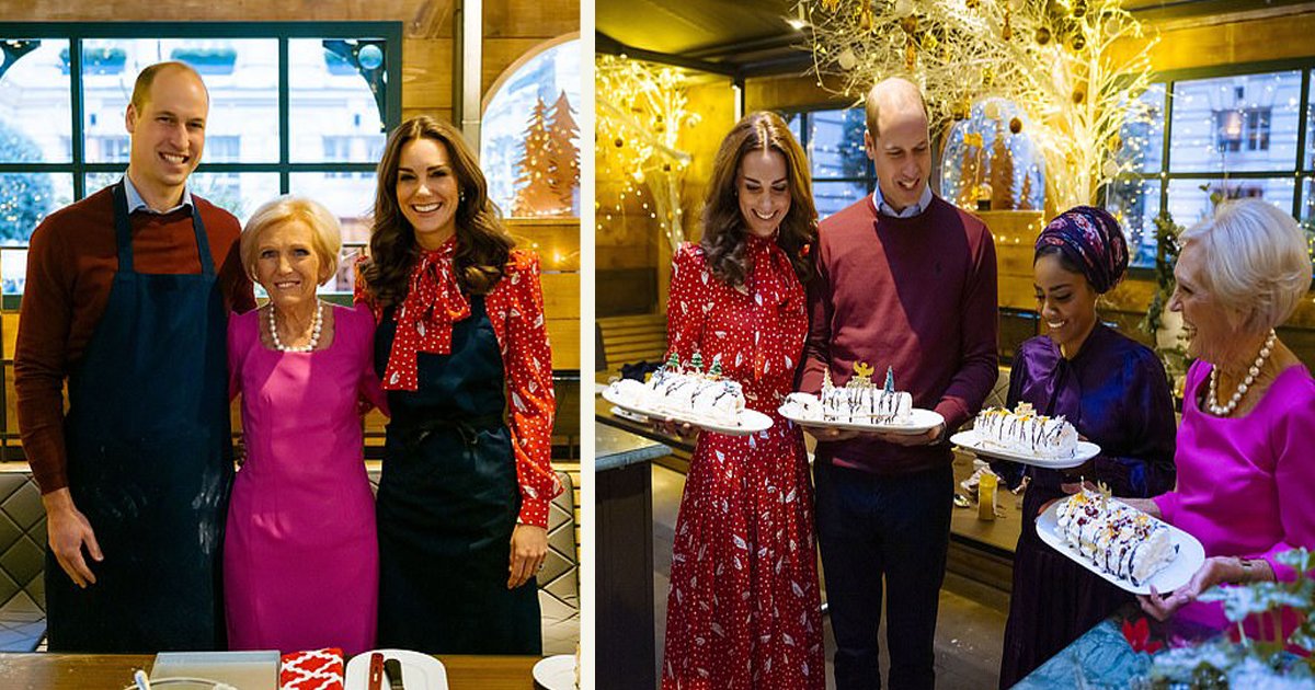untitled 1.jpg?resize=412,232 - Prince William And Kate Middleton Joined Hands With The Queen Of Cakes - For The Festive Food-Themed BBC Special
