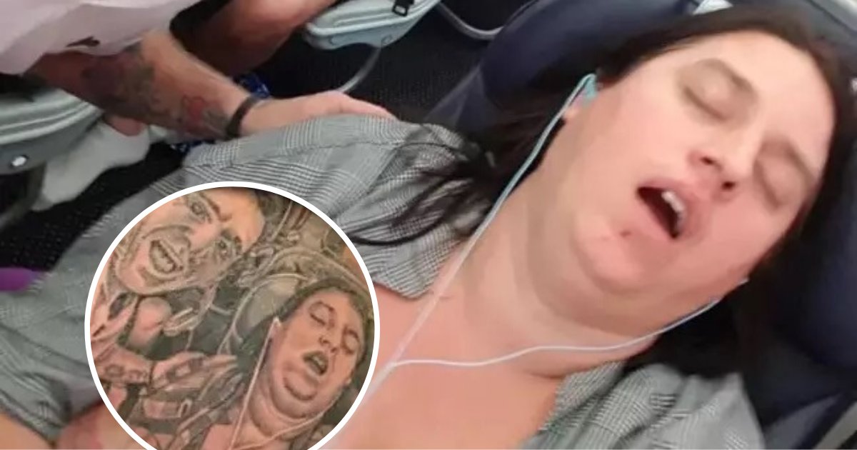 untitled design 12 3.png?resize=1200,630 - Un homme s'est fait faire un énorme tatouage de sa femme en train de ronfler la bouche ouverte