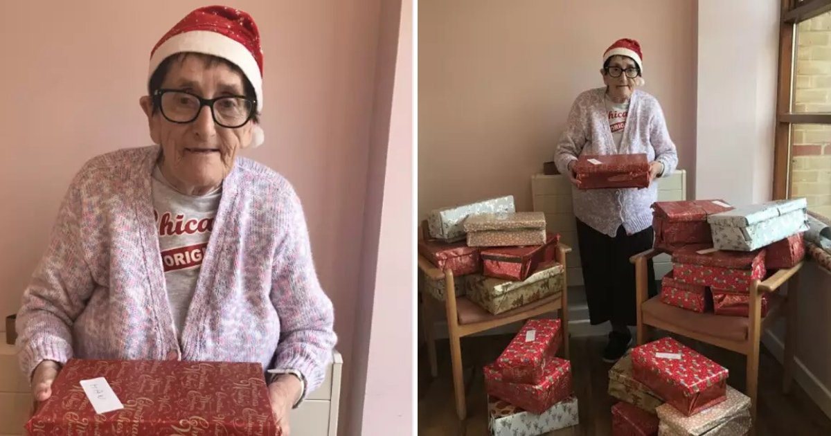 untitled design 13 2.png?resize=1200,630 - Cette année, une grand-mère de 80 ans a offert plus de 500 cadeaux de Noël