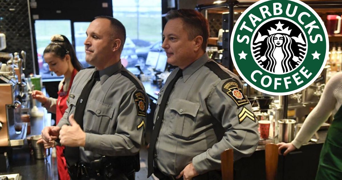 untitled design 16 3.png?resize=1200,630 - Starbucks Employee Ignored Uniformed Police Officers For Several Minutes