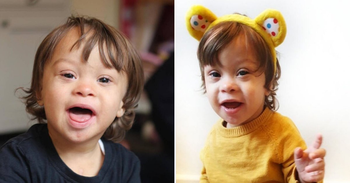 untitled design 25 1.png?resize=1200,630 - Adorable Boy With Down Syndrome Became A Model For Amazon's Charity