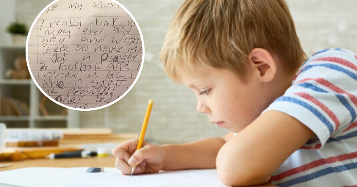 untitled design 5 4.png?resize=412,275 - 8-Year-Old Boy Wrote A Heartbreaking Christmas Letter To His Mum After She Passed Away