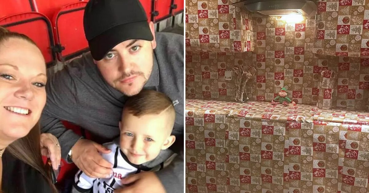 untitled design 57.png?resize=412,275 - Father Pranked His Kids By Decorating Entire Kitchen With Wrapping Paper