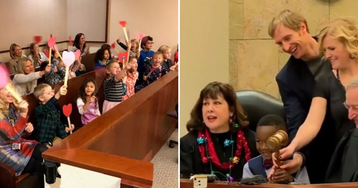 untitled design 68.png?resize=412,275 - 5-Year-Old Boy Invited His Classmates To Court To See Him Get Adopted