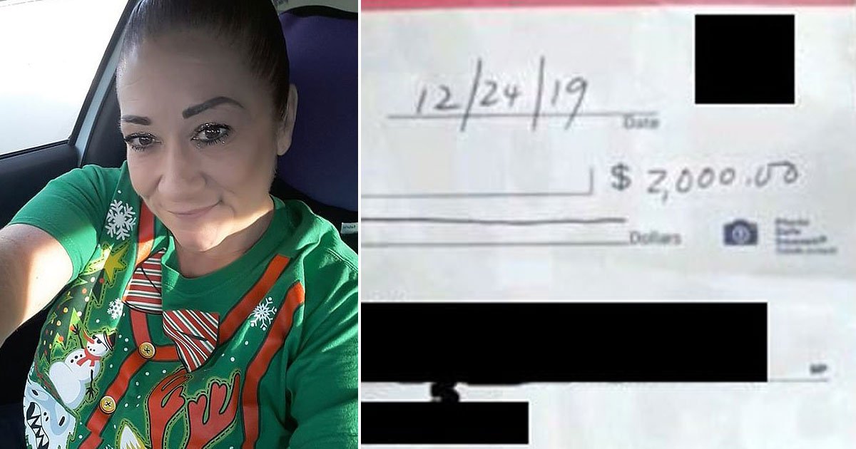 waitress got 2000 tip couple.jpg?resize=1200,630 - Couple Left $2,000 Tip On Christmas Eve For A Waitress After Learning She Was Left With No Money For Christmas
