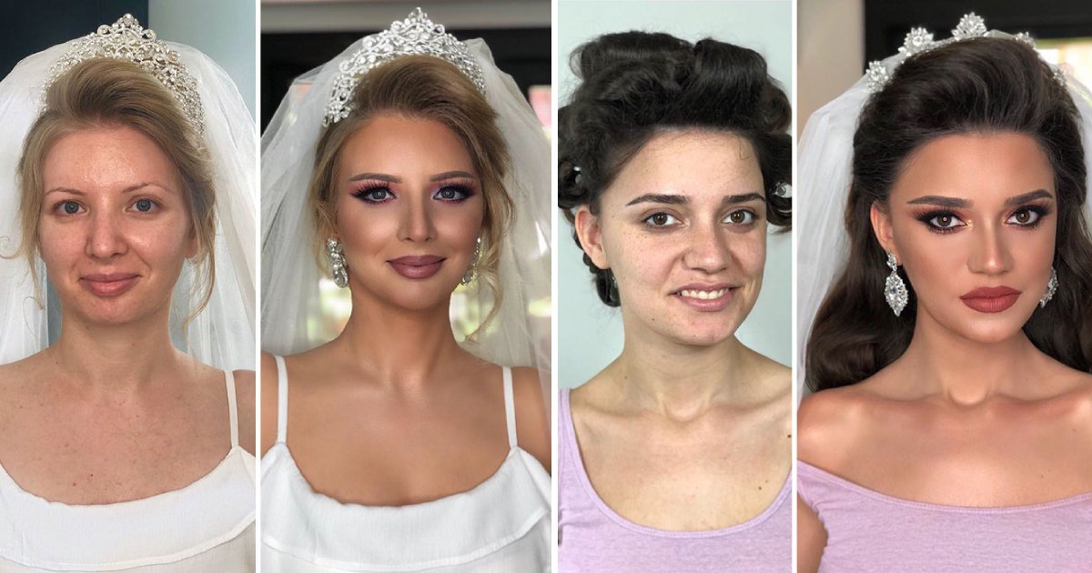 wedding make up.jpeg?resize=412,275 - Gelinlerin Düğün Makyajı Öncesi ve Sonrasında Çektirdikleri 10 Fotoğraf