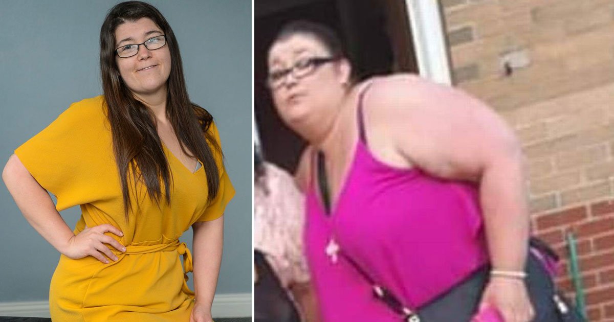 weight loss transformation 1.jpg?resize=1200,630 - Woman Lost Half Of Her Body Weight After Strangers’ Cruel Comments